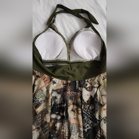 Tankini Swim Top, Juniors 2XL - Picture 4 of 7